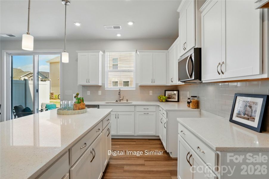 Furnished interior view inside a new home in Bailey Run, Charlotte (Image 8).