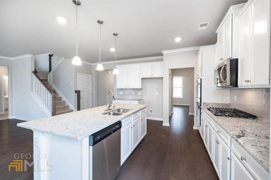 Furnished interior view inside a new home in The Gates at Pates Creek, Hampton (Image 3).