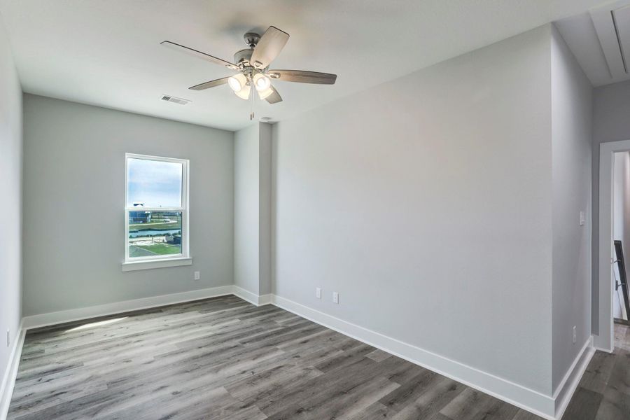 This room can be used as a media room, office or flex space and measures 9'6" X 18'. This room can be used as a media room, office or flex space and measures 9'6" X 18'.