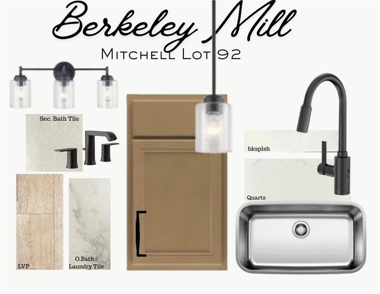 Sample of building materials used in homes in Berkeley Mill, Cumming (Image 12).