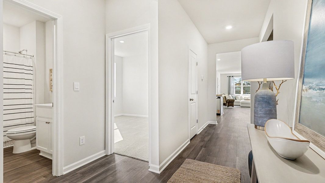 Furnished interior view inside a new home in Sandridge Park, Little River (Image 6). Furnished interior view inside a new home in Sandridge Park, Little River (Image 6).