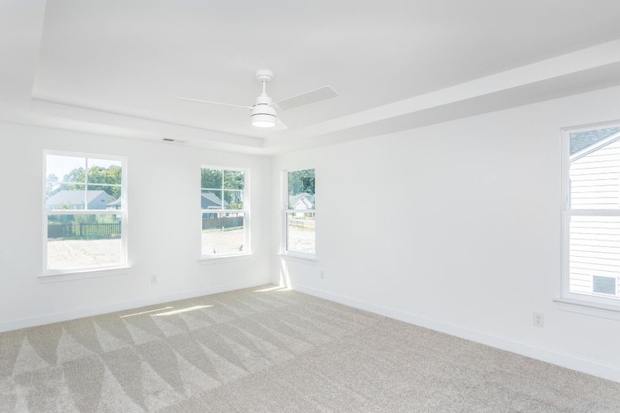 Spacious, unfurnished interior of a new home in Running Brook Townes, Durham (Image 14).