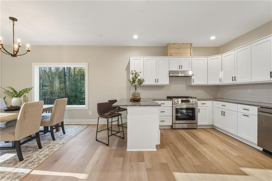 Furnished interior view inside a new home in , Ellijay (Image 41).