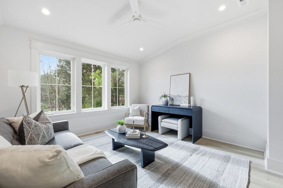 Furnished interior view inside a new home in , Mount Pleasant (Image 8).
