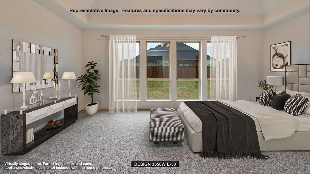 Furnished interior view inside a new home in Grange, Katy (Image 5).