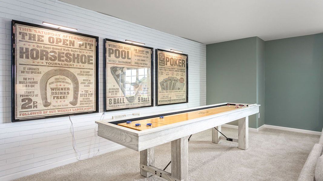 Furnished interior view inside a new home in The Estates at Edinborough, Gibsonville (Image 31).