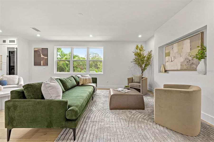 Furnished interior view inside a new home in , Tampa (Image 48).