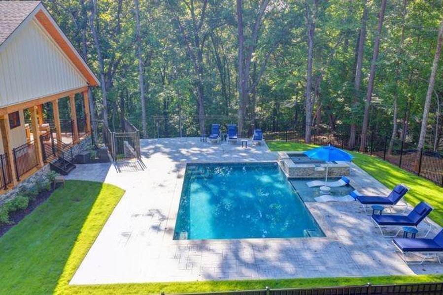 Exterior details and patio area of a home in , Gainesville (Image 36).