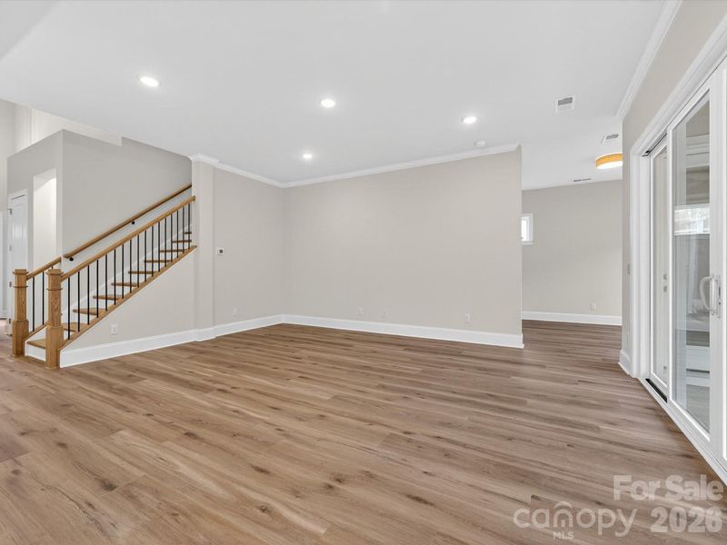Spacious, unfurnished interior of a new home in North Creek Village, Huntersville (Image 36).