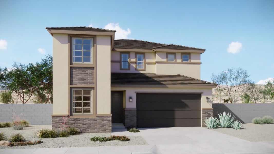 Desert Prairie Elevation | Libra at Rialta | New Homes in Mesa, AZ by Landsea Homes