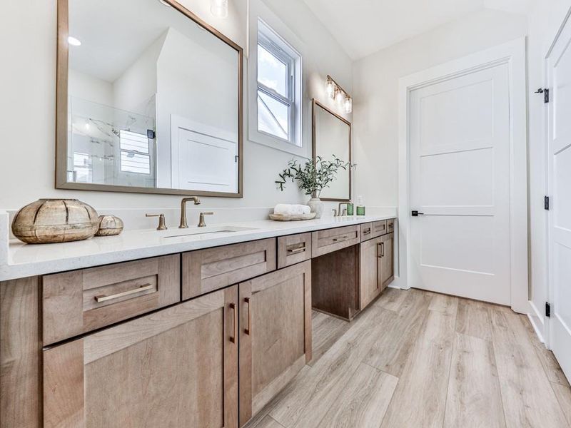 Furnished interior view inside a new home in , Holly Springs (Image 27). Furnished interior view inside a new home in , Holly Springs (Image 27).