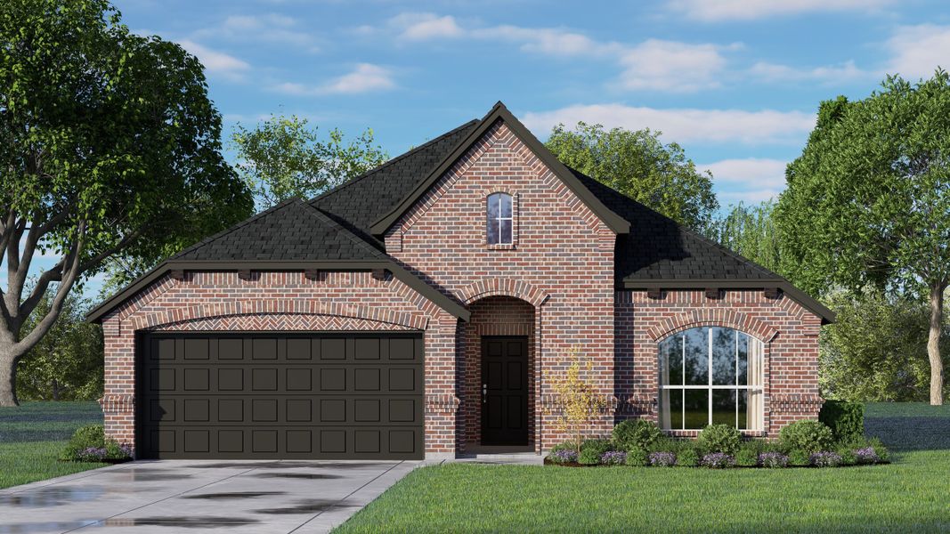 Representative exterior photo of a completed home built from the Concept 1660 by Risewell Homes in Silo Mills, Joshua, TX (Image 8). Representative exterior photo of a completed home built from the Concept 1660 by Risewell Homes in Silo Mills, Joshua, TX (Image 8).