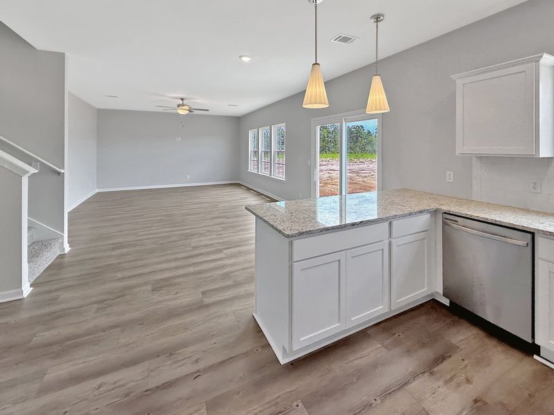 Furnished interior view inside a new home in The Village at Sassafras, Allenhurst (Image 8).