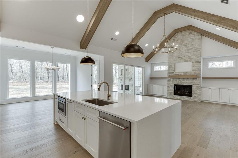 Furnished interior view inside a new home in , Pendergrass (Image 12).