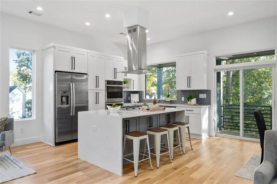 Furnished interior view inside a new home in , Atlanta (Image 6). Furnished interior view inside a new home in , Atlanta (Image 6).