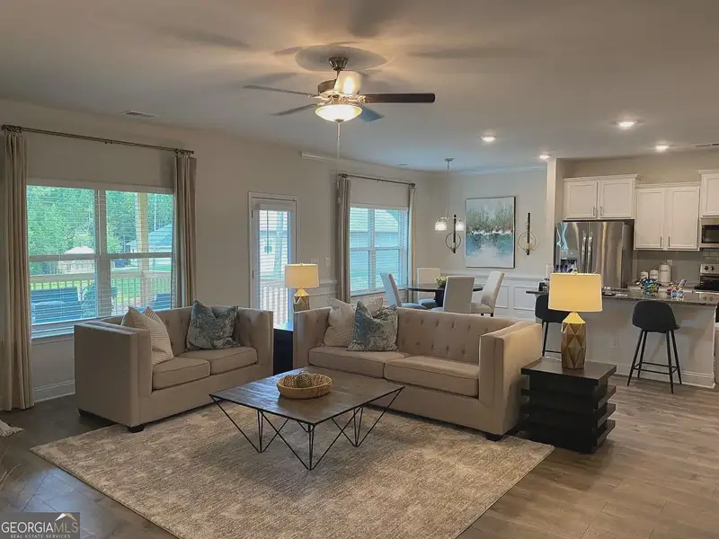 Furnished interior view inside a new home in Oakview Estates, Macon (Image 11).