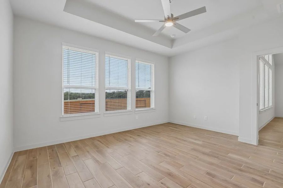Spacious, unfurnished interior of a new home in Stream Waters, Seguin (Image 16). Spacious, unfurnished interior of a new home in Stream Waters, Seguin (Image 16).