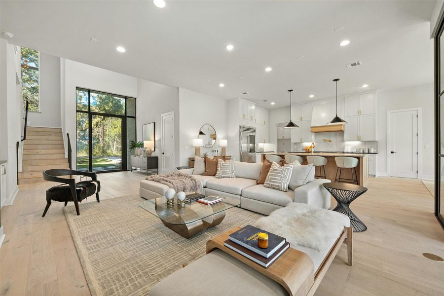 Furnished interior view inside a new home in , Austin (Image 29). Furnished interior view inside a new home in , Austin (Image 29).
