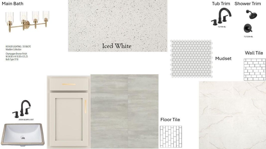 Main Bathroom Selections