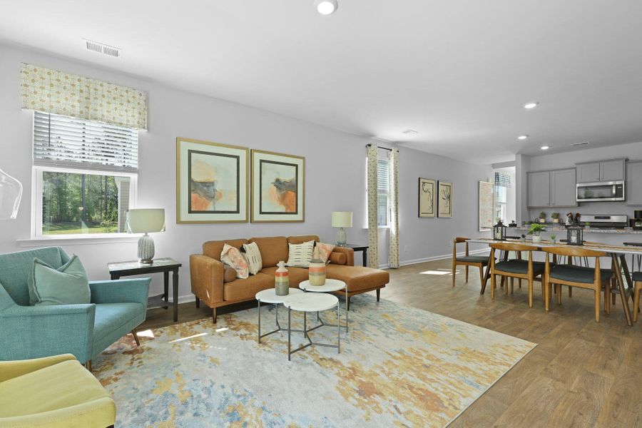 Furnished interior view inside a new home in , Summerville (Image 21). Furnished interior view inside a new home in , Summerville (Image 21).