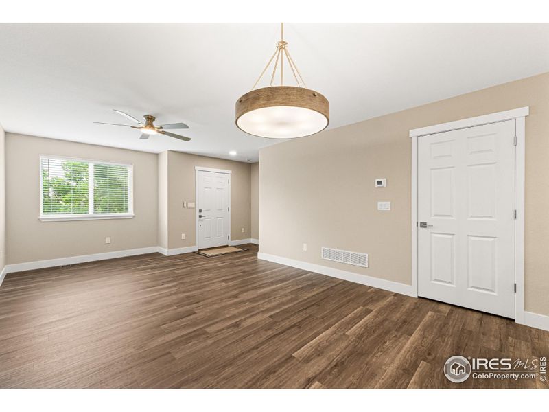 Light & Bright Space with Luxury Vinyl Flooring