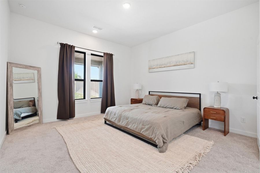 Furnished interior view inside a new home in Bridgeland 45', 50', 70', Cypress (Image 6). Furnished interior view inside a new home in Bridgeland 45', 50', 70', Cypress (Image 6).