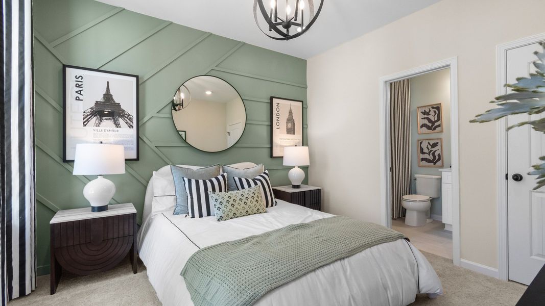 Representative furnished interior of a home built from the Stonefield by DRB Homes in Northcroft, Loganville (Image 29).