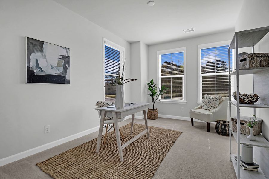 Representative furnished interior of a home built from the Hollyhock - Vanguard Collection by Mungo Homes in Six Oaks, Summerville (Image 8).
