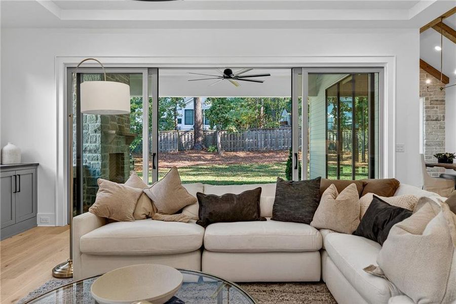 Furnished interior view inside a new home in , Alpharetta (Image 14).