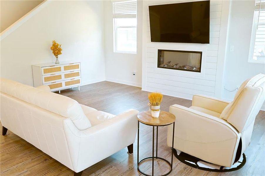 Furnished interior view inside a new home in , Flowery Branch (Image 4).