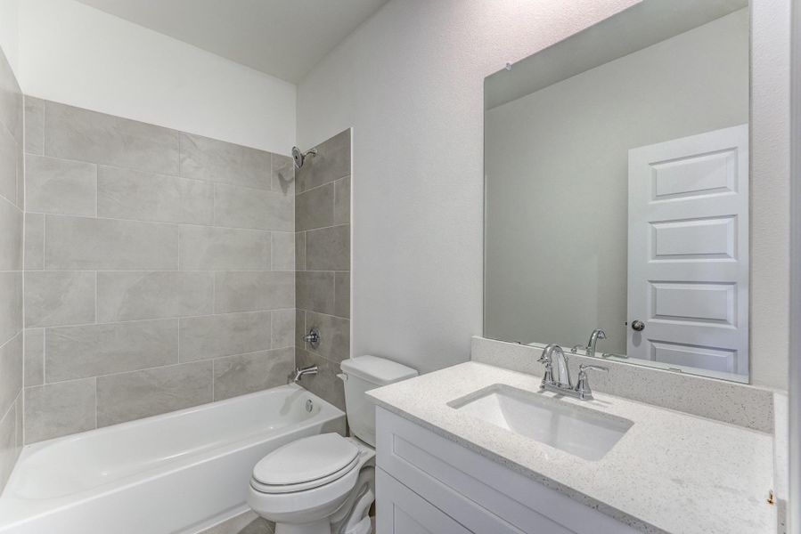 Furnished interior view inside a new home in Townsen Landing, Humble (Image 13). Furnished interior view inside a new home in Townsen Landing, Humble (Image 13).