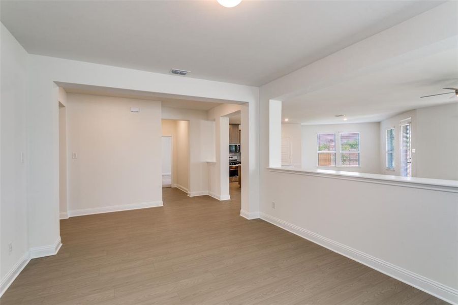 Spacious, unfurnished interior of a new home in The Preserve Estates, Justin (Image 27).