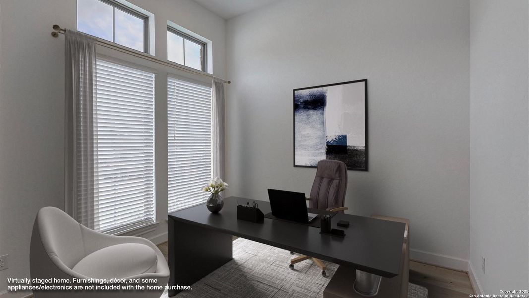 Furnished interior view inside a new home in The Dominion 70', San Antonio (Image 12).