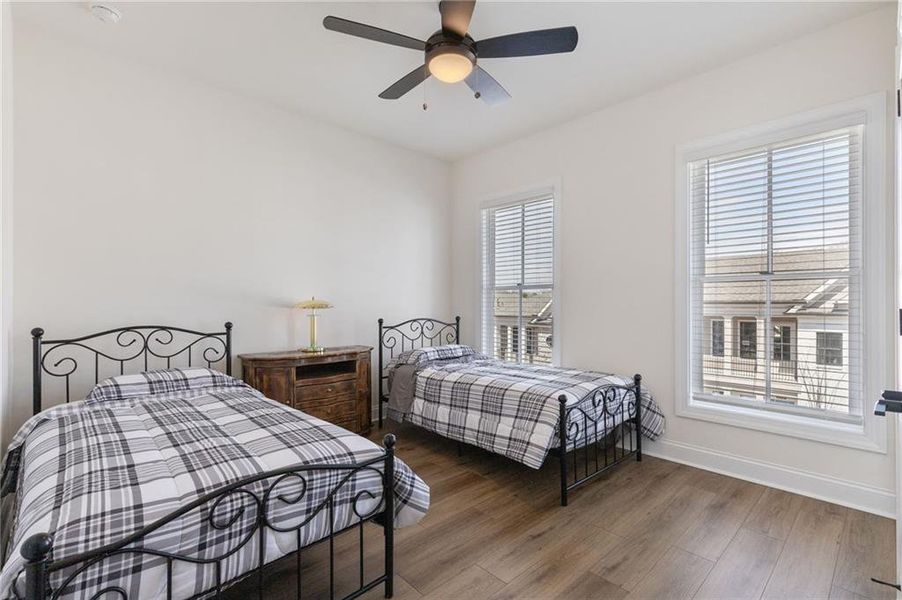 Furnished interior view inside a new home in , Peachtree Corners (Image 17). Furnished interior view inside a new home in , Peachtree Corners (Image 17).