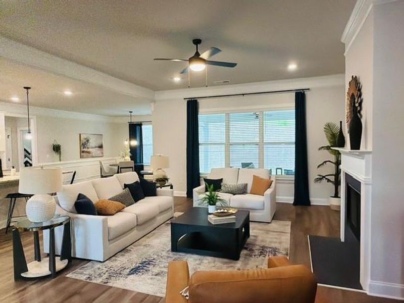 Furnished interior view inside a new home in Tuscany Hills, Douglasville (Image 16).