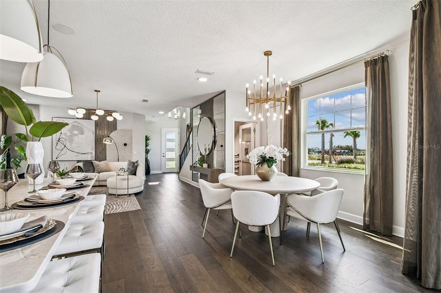 Furnished interior view inside a new home in Lake Star at Ovation, Winter Garden (Image 21).