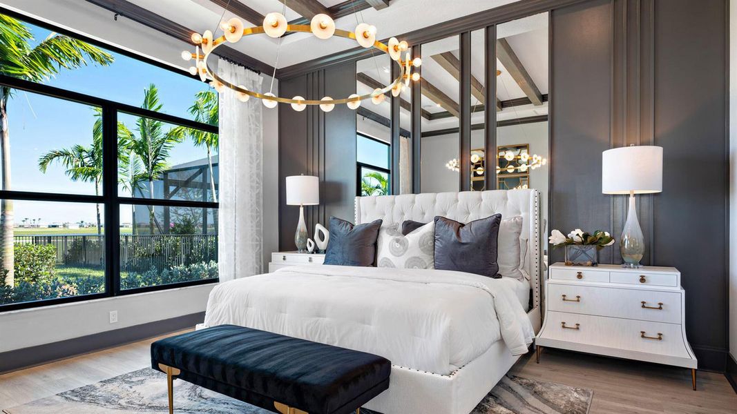 Furnished interior view inside a new home in , Palm Beach Gardens (Image 16).