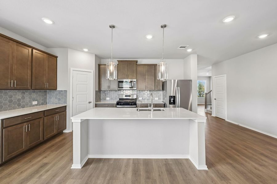 Furnished interior view inside a new home in Heights of Barbers Hill, Baytown (Image 20).