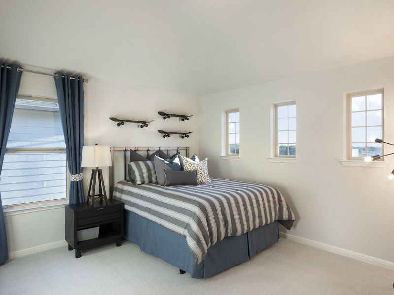 Furnished interior view inside a new home in Estancia Ranch - Classic Series, San Antonio (Image 4).