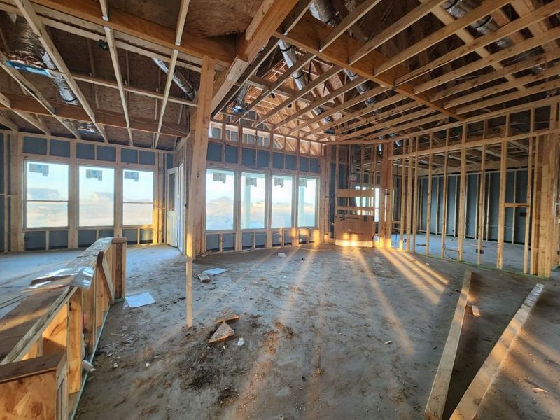 In-progress construction of a new home in Rocky Top, Krum, TX (Image 7).