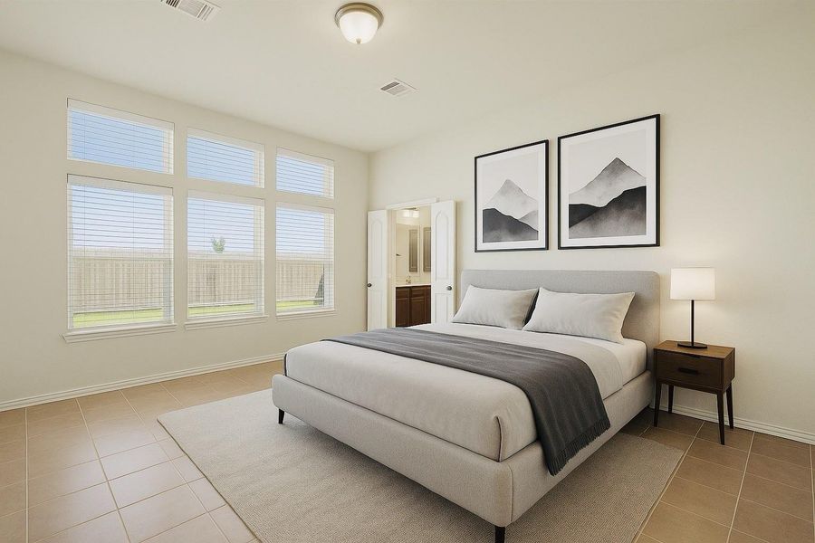 Furnished interior view inside a new home in , Katy (Image 3).