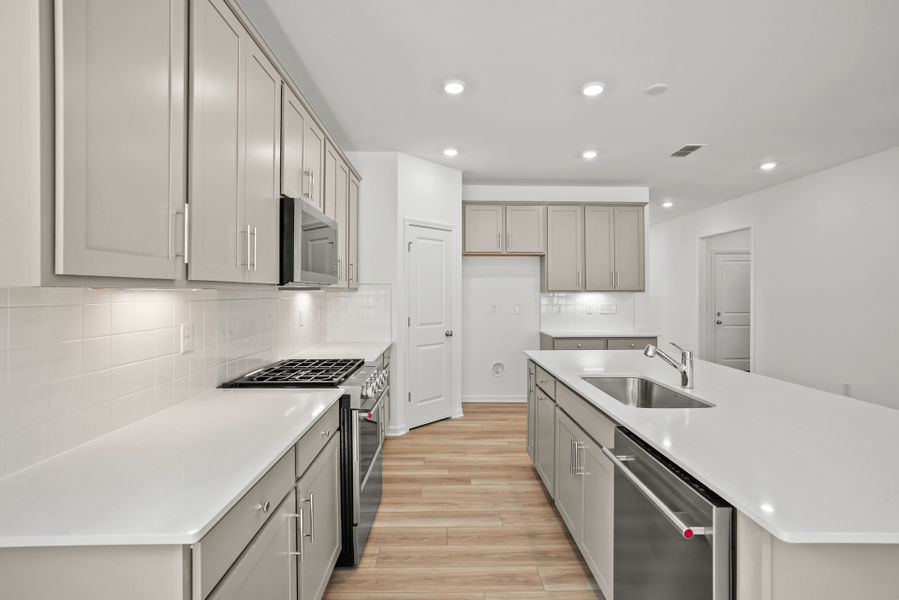 Furnished interior view inside a new home in Michaux Gardens, Belmont (Image 21). Furnished interior view inside a new home in Michaux Gardens, Belmont (Image 21).