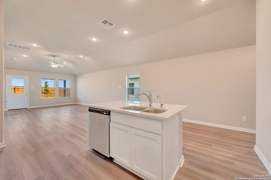 Furnished interior view inside a new home in Park Place, New Braunfels (Image 6).