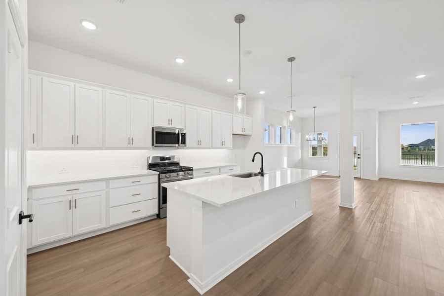Furnished interior view inside a new home in Oakwood Estates, Waller (Image 7). Furnished interior view inside a new home in Oakwood Estates, Waller (Image 7).