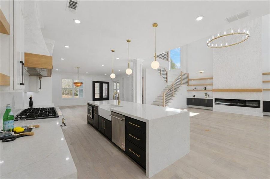 Furnished interior view inside a new home in , Grayson (Image 31).