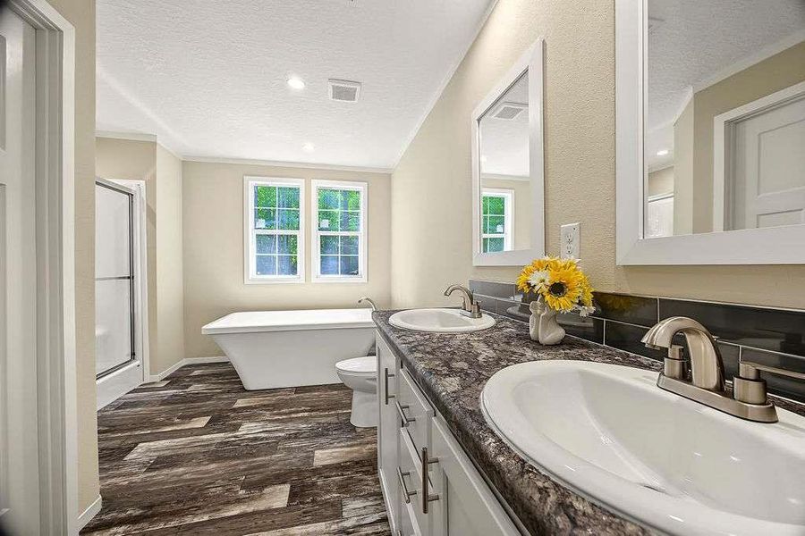 Furnished interior view inside a new home in , Eatonton (Image 8).