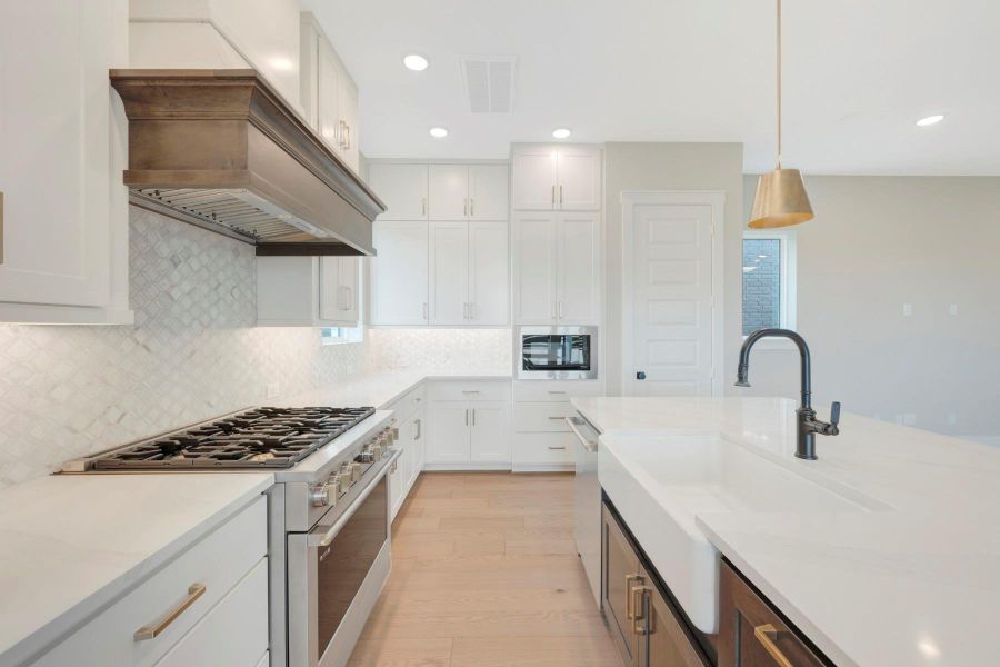 Furnished interior view inside a new home in Easthaven at Bridgeland Central - Vision Collection, Cypress (Image 5).