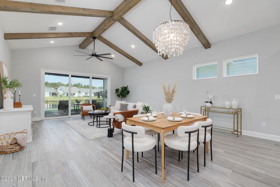 Furnished interior view inside a new home in Seabrook Village at Seabrook, Ponte Vedra (Image 40).