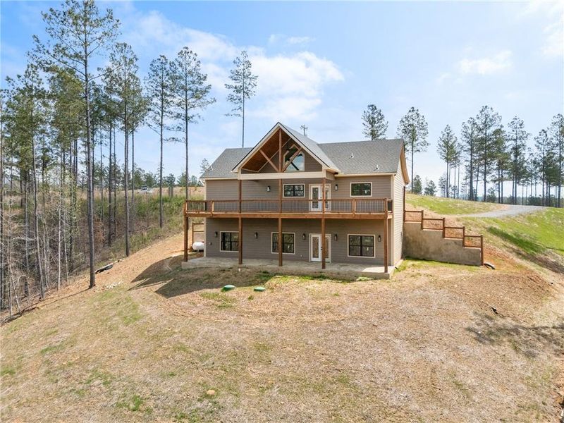 Exterior details and patio area of a home in , Talking Rock (Image 31).