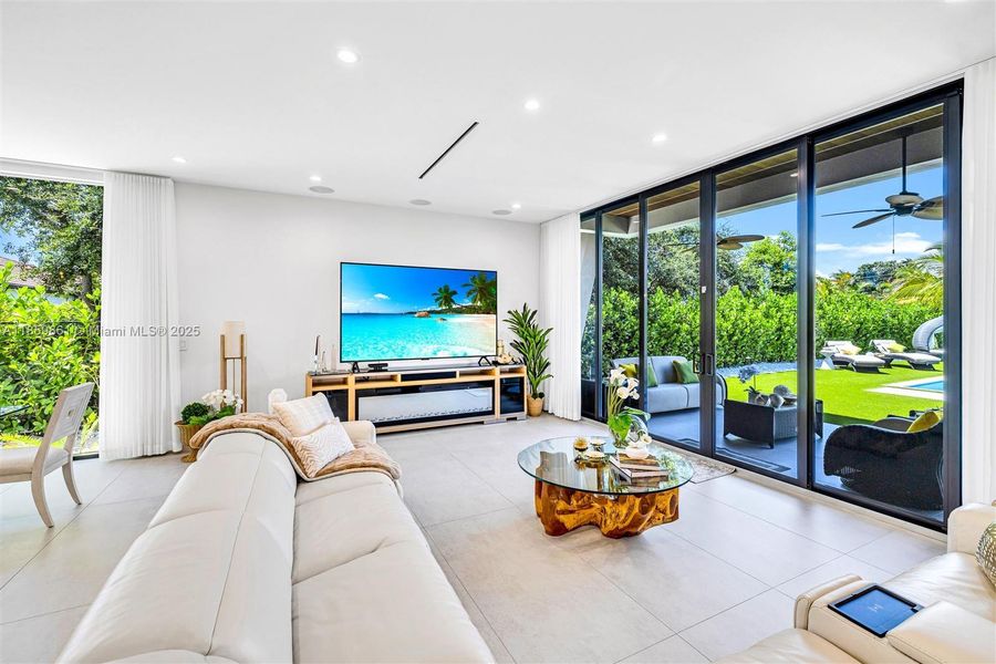 Furnished interior view inside a new home in , Miami (Image 13).